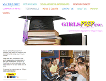 Tablet Screenshot of girlsprepnow.org